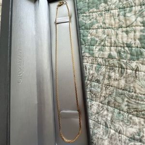 Solid 14k yellow gold s link chain 16” vintage